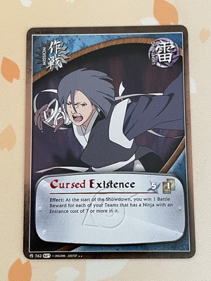 Naruto CCG, Cursed Existence, 762, 1st Edition, VLP, Rare