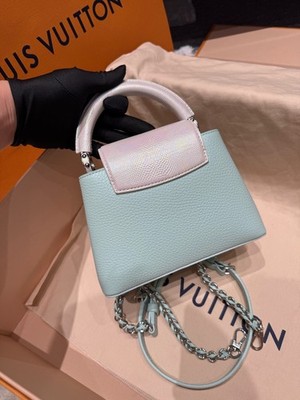 Louis Vuitton Capucines Mini Water Snake Leather Bag For Women | eBay