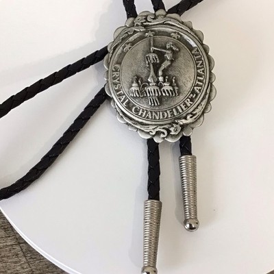 Vintage Crystal Chandelier Bolo Tie Necktie Country Western Rodeo Cowboy