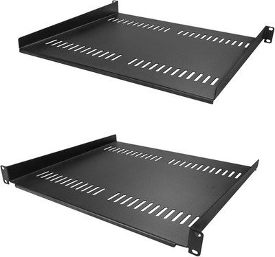 StarTech 2-Pack 1U Vented Cantilever Shelf 16in 44lb (CABSHELF116V2PK) |