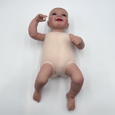 17  Lifelike Baby Boy Girl Reborn Toddler Doll No Clothes 3D Skin Soft Body