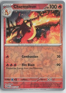 Charmeleon 005/165 Reverse Holo Scarlet & Violet 151