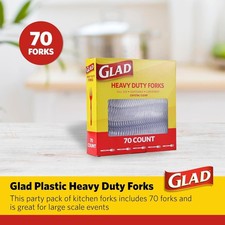 Clear Plastic Forks Heavy Duty Disposable Cutlery Set Standard Size Clear