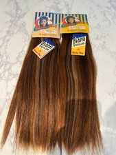 MilkyWay 100% Human Hair European Weave 14" A-18 Brown Highlight Extensions