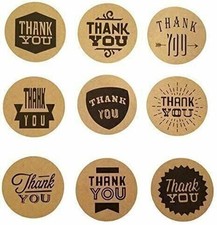 60 Stickers Rustic Natural Kraft Writable Blank - 1.5" Waffled Edge - 2.19" x...