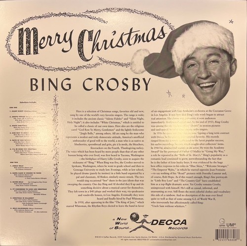 Bing Crosby Merry Christmas Fruitcake COLOURED VINYL LP RECORD SEALED - Picture 3 of 5