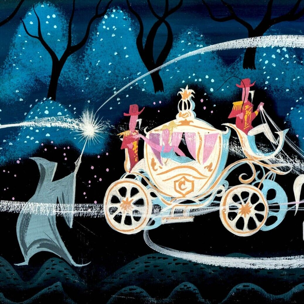 cinderella pumpkin coach glutathione Mary Blair Disney Cinderella Fairy Godmother Carriage Pumpkin Coach Poster