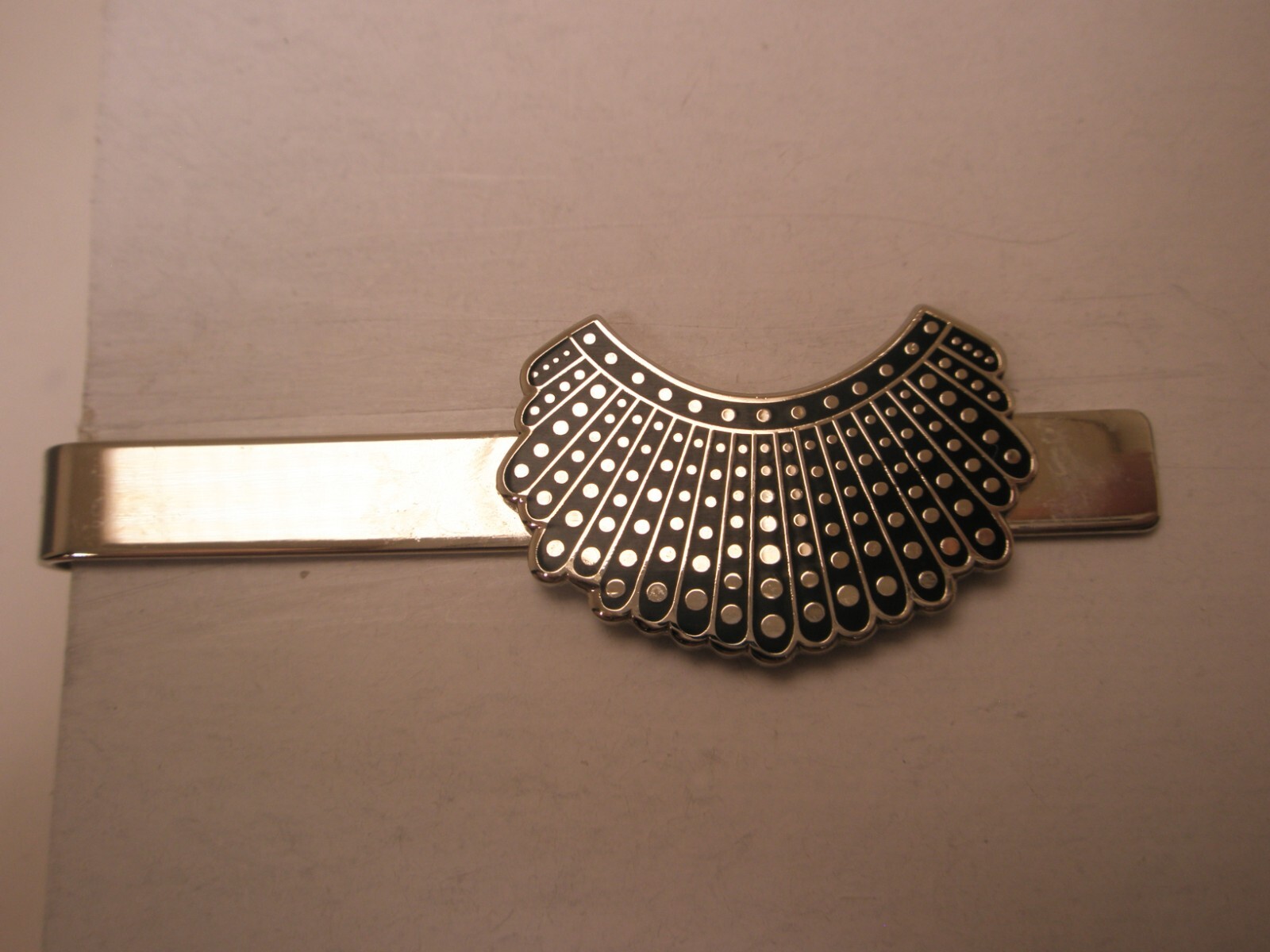 Vintage American Fan Tie Bar Clip Necklace Necklace Adornment-image