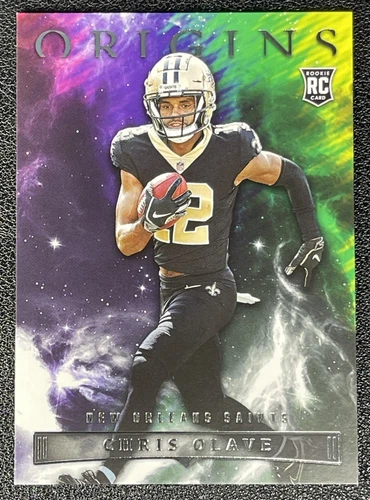 2022 Panini Origins Football Chris Olave RC Rookie #112 New Orleans Saints