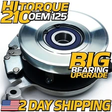 HiTorque 210ftlb (OEM 125) BIGBearing PTO Clutch fits Hustler 603545 5219-131