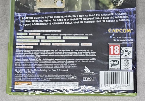 Resident Evil 6 ITA Microsoft Xbox 360 Nuovo - Foto 8 di 8