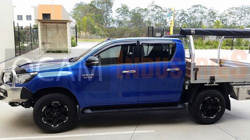 Bonnet Protector, Weathershields For Toyota Hilux N80 2015-2020 Visors - Picture 12 of 12