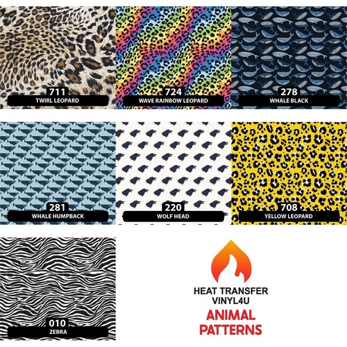 Animal / Leopard Patterned Adhesive Vinyl 13.5" ROLL **FREE SHIPPING** - Picture 8 of 74