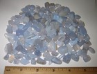 140+ TUMBLED POLISHED 0.2"- 0.7" BLUE LACE AGATE CRYSTAL STONES ~ 227.7g *3 (GG) — photo 2