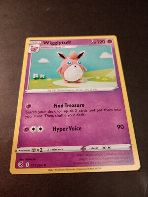 Pokemon Fusion Strike Wigglytuff Uncommon Card 111/264 NM | eBay