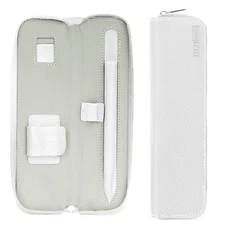 TechMatte Apple Pencil Case for Apple Pencil / Accessories (White)