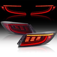 Rot Vland LED GeräUchert RüCkleuchten FüR Toyota GR86 Subaru BRZ 2021-2024