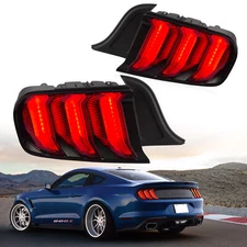 Pair Upgrade Full LED Tail Lights For Ford Mustang 2015-2020 US/Euro 5 Model
