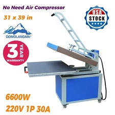 31in x 39in Large Format Manual Transfer Heat Press Machine 220V 1P 30A 6600W