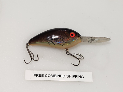 Grand Leurre Excalibur Bill Dance Fat Free Shad 3/Brn Crawdad - Vintage - Occasion