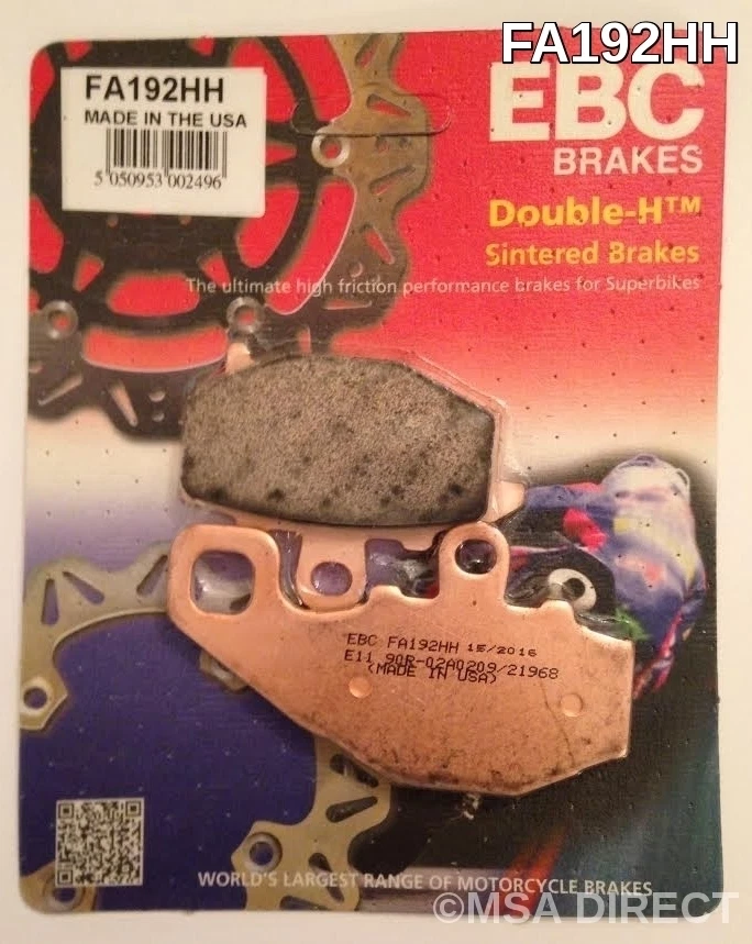 EBC Sintered REAR Disc Brake Pads (1 Set) Fits KAWASAKI GPZ1100 (1995 to 1998) - Image 2 of 4