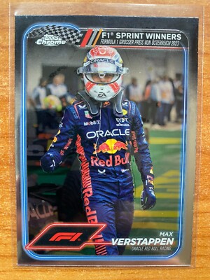 Topps Chrome F1 2024 Max Verstappen Formula1 Red Bull Austria Sprint Winner #149