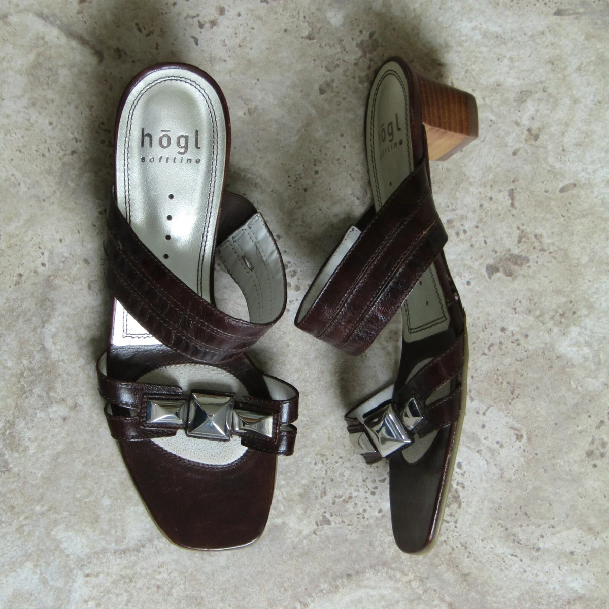 Dark hotsell silver sandals