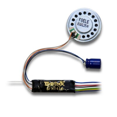 NEW Digitrax 1 Amp HO/N Scale SoundFX & Function Decoder