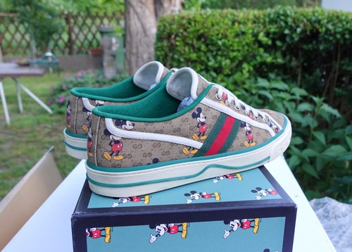 GUCCI SHOES 42 shoe sneaker sneakers tennis disney mickey mouse 8 - Bild 7 von 13