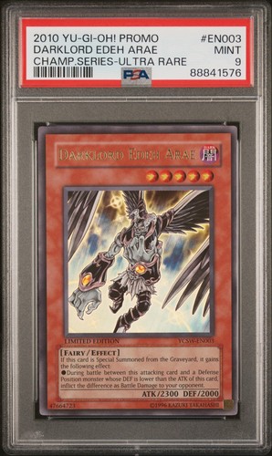 Yugioh Darklord Asmodeus Superbia Edeh Arae YCSW ULTRA RARE PRIZE CARD SET RARE - Picture 5 of 6