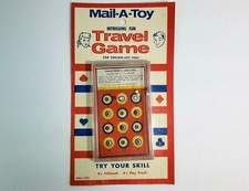Vintage Mail-A-Toy Travel Game Game NOS Sealed NIP - 1950's USA Made Toy 301