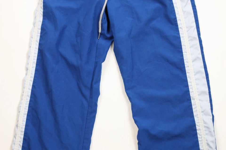 Pantalones De Colección Años 90 Y2K Nike Para Mujer Pequeños Travis Scott Mini Swoosh Rayas Pierna Ancha Foto 3 de 4