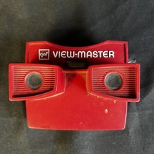 Vintage 1970s GAF View Master red and white model