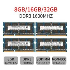 Hynix 32GB 16GB 8GB DDR3 1600MHz PC3-12800S Laptop Memory SODIMM Notebook RAM