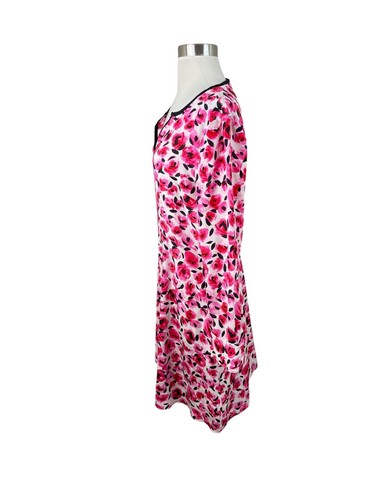 Kate Spade Pink Rose Floral Silk Dress Size 6 Pockets - Picture 2 of 4