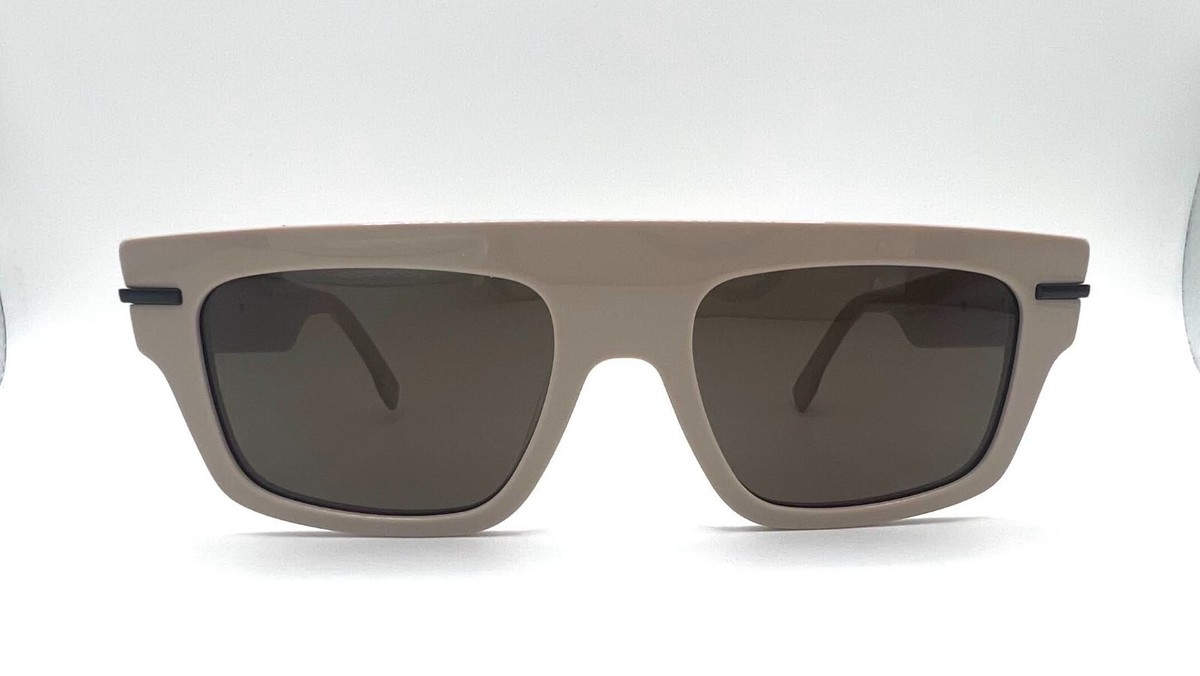FENDI サングラス FE40091U-57E-54 アジアンフィット FENDI FE40091U FE 40091U 57E Beige/Brown Sunglasses 54-19