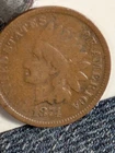 1874 Indian Head Cent Penny VG Original