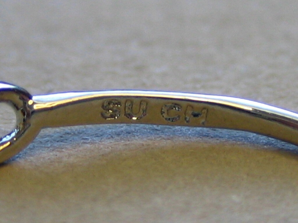 STERLING SILVER CHAIN STACKABLE BAND RING - Size … - image 3