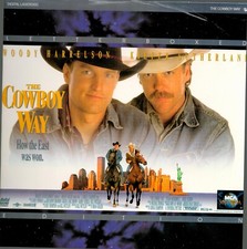 The Cowboy Way Laserdisc LP 1994 Woody Harrelson and Kiefer Sutherland