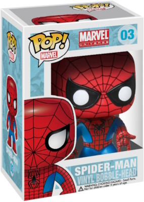 Funko pop!Marvelのスパイダーマンのフィギュアシリーズ03 Spider-Man Marvel Funko Pop 03 Figure New | eBay