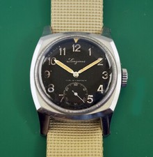 Vintage 1938  Longines TARTARARUGON  "MAJETEK" Czech Pilot Watch cal 15.94