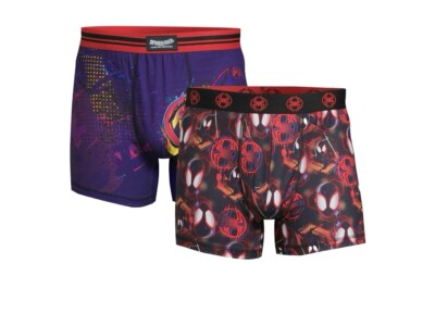 Spider-Man: Across the Spider-Verse Men's Boxer Briefs, 2-Pack