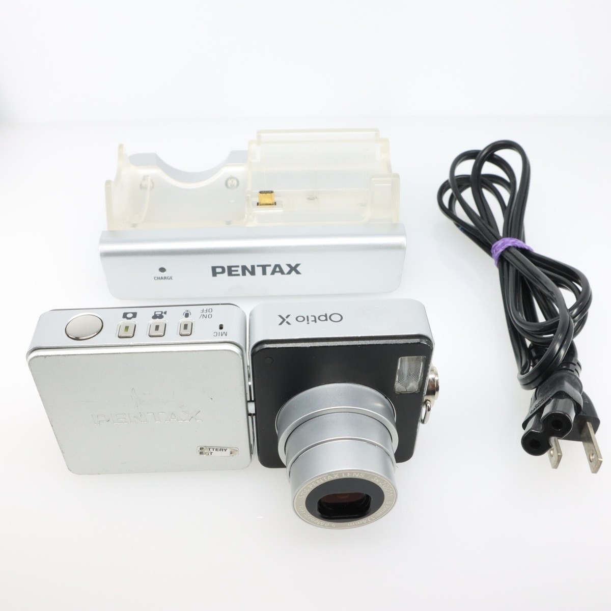 【美品希少動作確認済み】PENTAX OPTIO X 充電器付き PENTAX Optio X【希少❗️】【完動品】【実写済み！】▪️CCD