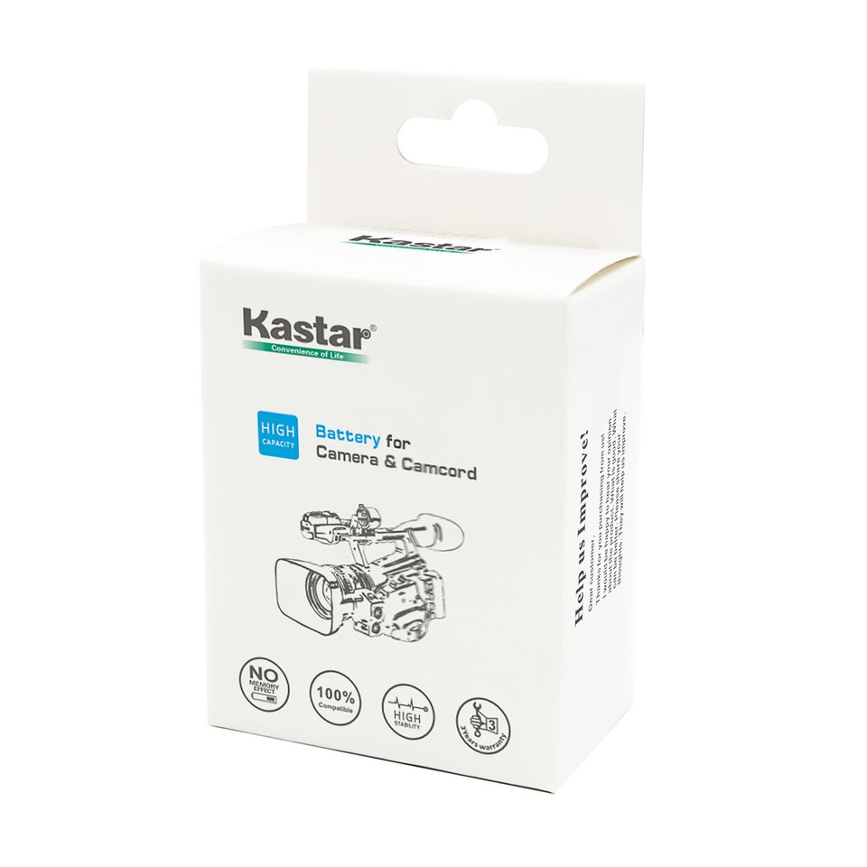 Kastar Smart USB Battery Charger Replacement for Panasonic PV-L550 PV