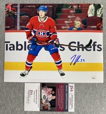 MONTREAL CANADIENS- JOSHUA ROY AUTOGRAPH 8x10 ACTION PHOTO JSA AS93927
