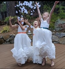 White Flower Girls Dresses