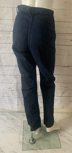 VTG 50s Wrangler Blue Bell Jeans Western High Waisted Denim Pants snaps W-26" - Picture 4 of 10
