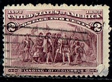 1893. États-Unis. Débarquement de Colomb. N°82.
