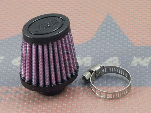 DNA Filtre à air pour reniflard, entrée femelle ovale de 16 mm, longueur 67 mm - Photo 2/2