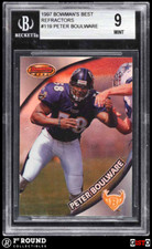 POP 1: Peter Boulware RC BGS 9: 1997 Bowman's Best Refractors Rookie Card Gisto